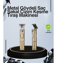 Kompakt Tasarımlı, Uzun Pil Ömürlü Saç Sakal Kesme Makinesi