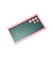 Tkgz Samsung Galaxy S22 ULTA Arka Pil Batarya Kapağı (CAM) YEŞİL