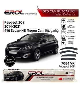 PEUGEOT 308 (2014-2021) 4'LÜ HB CAM RÜZGARLIĞI