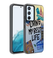 Galaxy A54 Kılıf Desenli Zore Dragon Sert Kılıf Seyahat