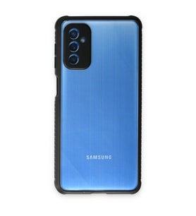 Samsung Galaxy M52 5g Kılıf Miami Şeffaf Silikon - Siyah