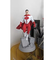 Invincible Omni Man Boyalı Figür Nowl-Ahn Figür Büyük Boy 25CM