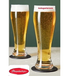 Paşabahçe Weizenbeer 6 Lı Bira Meşrubat  Bardagı & 300 cc