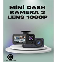 3 Kanallı Araç Kamerası – Full HD 1080P Kayıt 2” Ekran Park Gözetimi Desteği