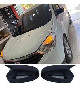 Dacia Dokker Batman Yarasa Ayna Kapağı Parlak Siyah ABS 2012 - 2021