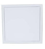 40x40 ALÜMİNYUM LEVHALI MÜDAHALE KAPAĞI ÇITÇITLI BEYAZ
