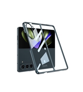 Samsung Galaxy Z Fold 5 Uyumlu Kılıf Zore Full Camlı Kıpta Kapak