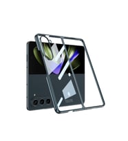 Samsung Galaxy Z Fold 5 Uyumlu Kılıf Zore Full Camlı Kıpta Kapak