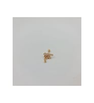 Sallantılı Taşlı Baget Cerrahi Çelik  Küpe Tragus Helix Kıkırdak Piercing