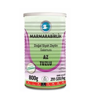 Marmarabirlik Az Tuzlu Siyah Zeytin 800 Gr S 291-320/kg