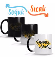 Summer Lovin Sihirli Kupa Bardak Porselen