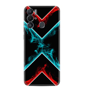 Tecno Pova Neo Kılıf Silikon Desen Özel Seri Smoke 1728