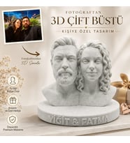 Sevgiliye Özel 3D Figür Hediye – Kişiye Özel 3D Heykel