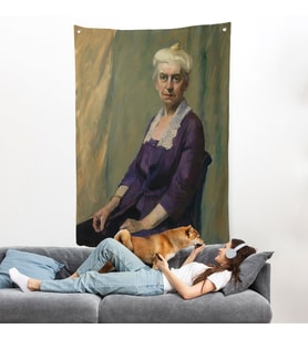 Edward Hopper - Elizabeth Griffiths Smith Hopper, Sanatçının Annesinin Duvar Örtüsü-7289