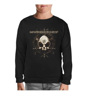 Hypocrisy - Skull Siyah Çocuk Sweatshirt