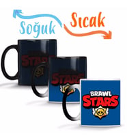 Brawl Stars Logo 04 Sihirli Kupa Bardak Porselen