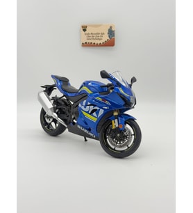 Suzuki GSX-R1000 Maket - 1:9 Ölçek Işıklı Lacivert Model