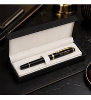 Kişiye Özel Kutulu Gold Detaylı Roller Kalem