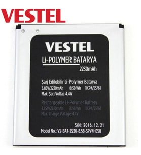 Vestel Venüs 5000 Pil Batarya 2230 Mah İthal