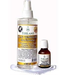 Retro Plak ve İğne Temizleme Bakım Seti (Gramofon Pikap & Plak Çalar) Vinyl Record & Stylus Cleaning Solution