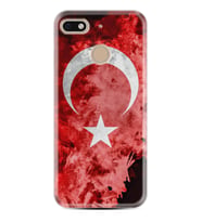 General Mobile GM8 Go GM9 GM20 Pro Plus Kılıf Desemli Silikon Şanlı Türk Bayrağı 3 1395
