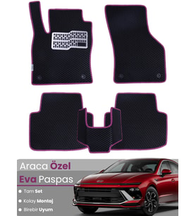 HYUNDAİ SONATA HYBRİD (2024-2025) Uyumlu EVA Paspas Tam Set–Araca Özel,Kolay Montaj,Su Geçirmez