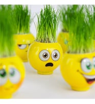 Emoji Kafa Çılgın Çim Adam