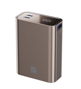 Pw501 20.000 Mah Dijital Göstergeli 2 Adet 45w Type-c Ve 22.5w Usb Çıkışlı Şarj Pd Hızlı Şarj Powerbank - Titanyum