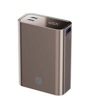 Pw501 20.000 Mah Dijital Göstergeli 2 Adet 45w Type-c Ve 22.5w Usb Çıkışlı Şarj Pd Hızlı Şarj Powerbank - Titanyum