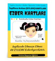 İngilizce Action – Eylem Kartları
