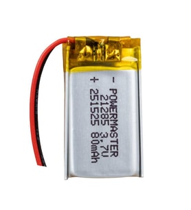 Powermaster 3.7 Volt 70 Mah Lityum Polimer Şarjlı Pil 2.5X15X25 mm Akıllı Saat Kulaklık Pili