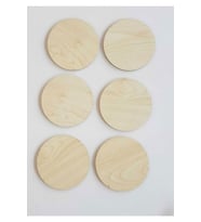 Akçağaç Supla 6 Adet 10 Cm Çapında 3mm (Çok Renkli)