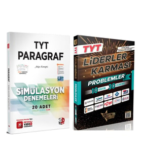 3D TYT Paragraf ve Liderler Karması Problemler Deneme Seti 2 Kitap