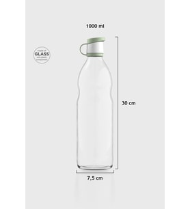 Renga Zen 1000 ml Cam Şişe 181001 Pastel Yeşil