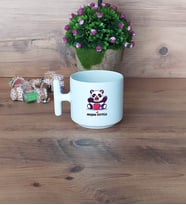 Sevimli Panda Kupa Bardak T Kulplu Doğum Günü Hediyesi