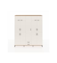 Hyperion Gardrop 10 Raflı 2 Çekmeceli 4 Askılı 220x44x243 Çam-Aytaşı/Aytaşı