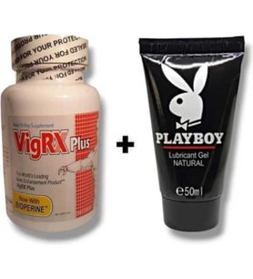 Vigrx Plus 60lı Takviye - Lubricant Jel 50 ml