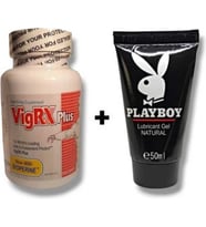 Vigrx Plus 60lı Takviye - Lubricant Jel 50 ml