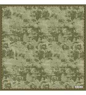 Deri Desen Black Seri Twill Eşarp Eşarp Askısı ile Birlikte 90x90 cm Yosun Yeşil