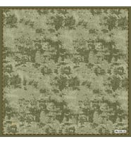 Deri Desen Black Seri Twill Eşarp Eşarp Askısı ile Birlikte 90x90 cm Yosun Yeşil