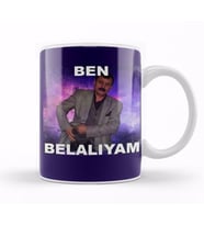 Ben Belayım Azer Bülbül Kupa Bardak Porselen