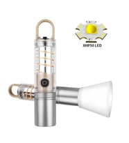 10W Zoomlu Led Powerbank Özellikli Şarjlı Kamp El Feneri