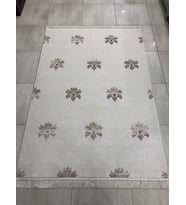 Flora Halı Ezo 0767 A 165X230 Beyaz Pudra 4 M2 Halı !