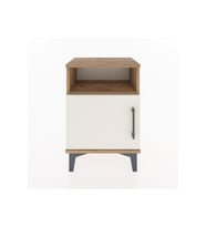 Arges Komodin 2 Raflı Tek Kapaklı 44x30x64 Çam-Aytaşı