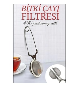 CEYLAN ADAM Kıskaçlı Bitki Çayı Filtresi Top Çay Demliği Çay Filtresi Maşası