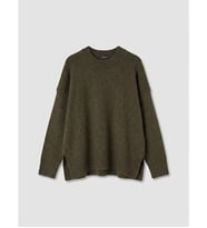 LCW Vision Haki Oversize Kadın Triko Kazak