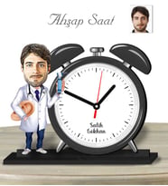 Kişiye Özel Ahşap Saat-KKB Doktor Erkek-1