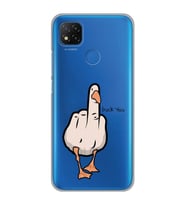 Xiaomi Redmi 9C / 10A Uyumlu Duck You Tasarımlı Şeffaf Telefon Kılıfı
