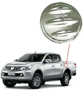 Mitsubishi L200 Uyumlu 2015 2018 Depo Kapağı Kaplama Krom Parça