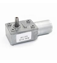 JGY370 DC 12V 5 Rpm Redüktörlü DC Motor 2 Yönde Dönme L Tip 26kg.cm Yüksek Tork Metal Dişli